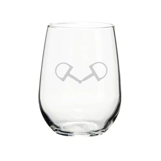Engraved Stemless Wine Glass