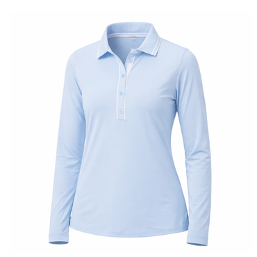 Tipped Long Sleeve Polo