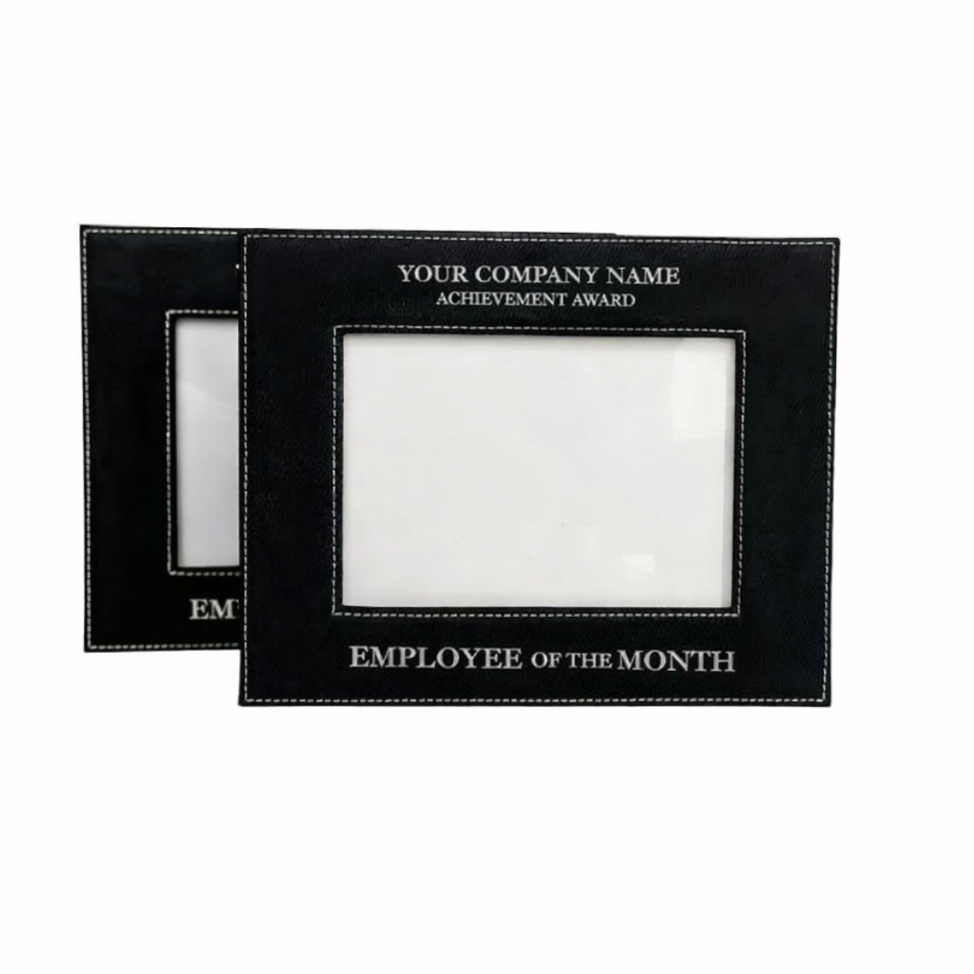 Engraved Leatherette Frame