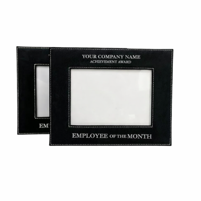 Engraved Leatherette Frame